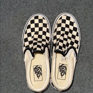 Vans Checkerboard Slip-On Sneakers